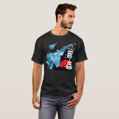 Sukhoi SU-30 Russisch multifunctionele vechtvliegt T-shirt (Voorkant volledig)