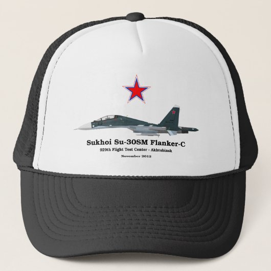 Sukhoi Su-30SM Flanker-C VKS Trucker Pet (Voorkant)