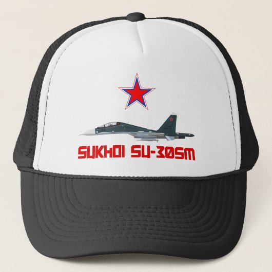 Sukhoi Su-30SM Russian Air Force VKS Trucker Pet (Voorkant)