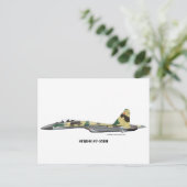 Sukhoi SU-35BM Briefkaart (Staand voorkant)