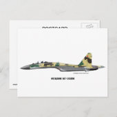 Sukhoi SU-35BM Briefkaart (Voorkant / Achterkant)