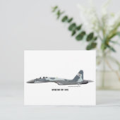 Sukhoi SU-35S Briefkaart (Staand voorkant)