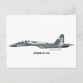 Sukhoi SU-35S Briefkaart (Voorkant)