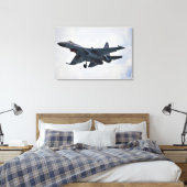 Sukhoi Su-35S Canvas Afdruk (Insitu (Slaapkamer))