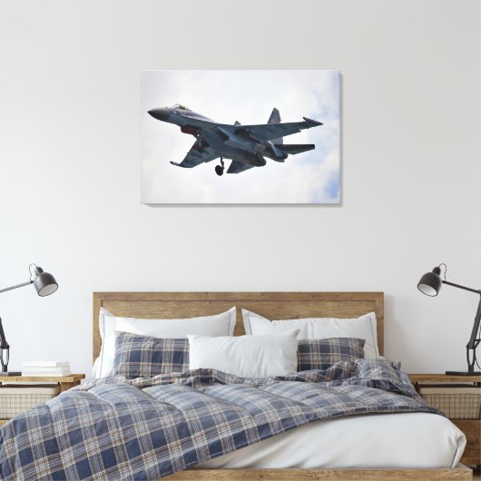 Sukhoi Su-35S Canvas Afdruk (Insitu (Slaapkamer))