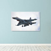 Sukhoi Su-35S Canvas Afdruk (Insitu (Houten vloer))