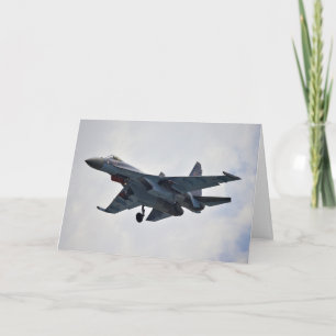 Sukhoi Su-35S-Wenskaart Kaart