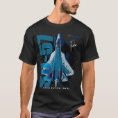 Sukhoi Su-57 Stealth Multirole Fighter Vliegtuig T-shirt (Voorkant)