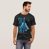 Sukhoi Su-57 Stealth Multirole Fighter Vliegtuig T-shirt (Voorkant volledig)