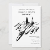 Sukhoi Vliegtuig Verjaardag Kaart (Voorkant)