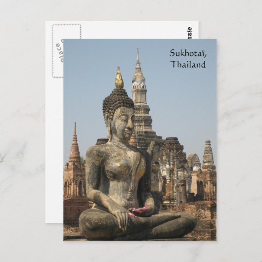Sukhotaï, Thailand Briefkaart (Voorkant / Achterkant)