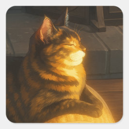 Suki Charges Zoomie Batteries Vierkante Sticker