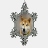 Suki kreeg fotosjabloon tin sneeuwvlok ornament (Links)