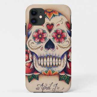 sukikersuiker doodshoofd iPhone 11 hoesje