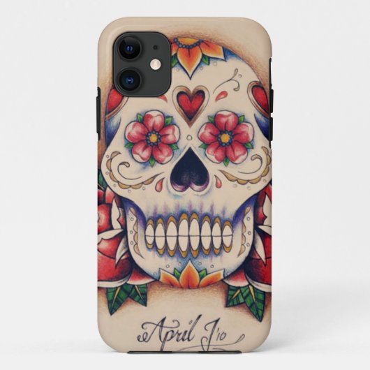 sukikersuiker doodshoofd Case-Mate iPhone case (Achterkant)