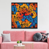 Suki's Watertuin 4 Canvas Afdruk (Insitu (Woonkamer))