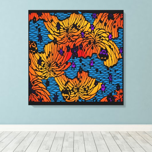 Suki's Watertuin 4 Canvas Afdruk (Insitu (Houten vloer))