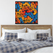 Suki's Watertuin 4 Canvas Afdruk (Insitu (Slaapkamer))