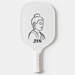 Sukiti Budh Zen Lijn Kunst - Oude Geschiedenis Pic Pickleball Paddle