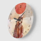 Sukiyaki Large  met Numbers Grote Klok (Hoek)