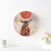 Sukiyaki Large  met Numbers Grote Klok (Huis)