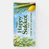 Sukkah decoratie spandoek (Verticaal)