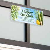 Sukkah decoratie spandoek (Buitenkant Gebouw)