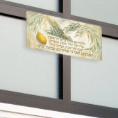 Sukkah decoratie spandoek (Buitenkant Gebouw)