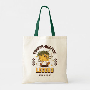 Sukkah-Hopping Legend Shirt voor Sukkot Sameach Tote Bag