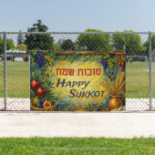 Sukkah-spandoek, Sukkot Sameach Zeven Soorten Spandoek (Insitu)
