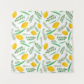 Sukkah, sukkot, Etrog, Joodse heiligdagen, shofar, Wandkleed (Voorkant (horizontaal))