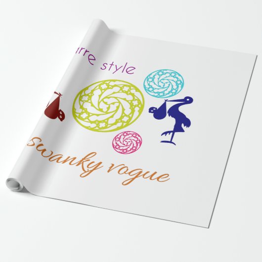 sukkelaar cadeaupapier (Uitgerold)