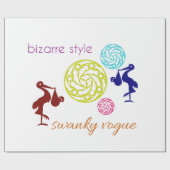 sukkelaar cadeaupapier (Vlak)