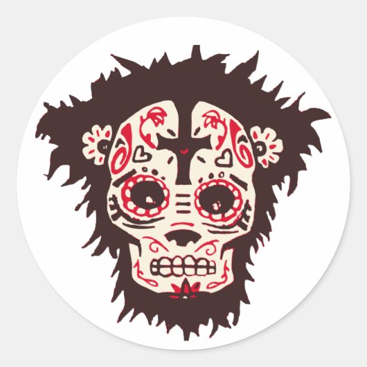 sukkelaar ronde sticker (Voorkant)