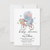 sukkelfiets met een olifant kaart (Voorkant)