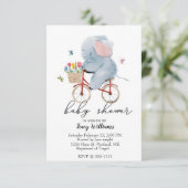 sukkelfiets met een olifant kaart (Staand voorkant)