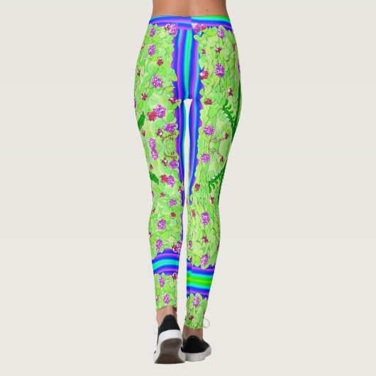 Sukkot סוכות moderne sukkah kleurrijke leggings (Achterkant)