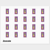 Sukkot 4 minimaal ronde sticker (Vel)