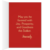 Sukkot Blessings Maple Leaves (Binnen (Rechts))