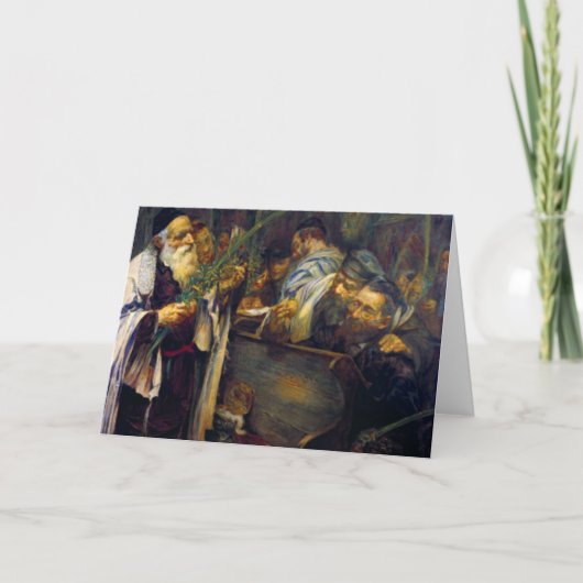 SUKKOT door Leopold Pilichowski - 1895 Kaart (Voorkant)