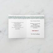 Sukkot Etrog Palm Lulav English Hebrew Yellow Kaar Bedankkaart (Binnen)