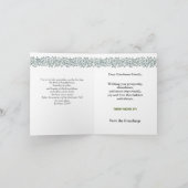 Sukkot Etrog Palmen Lulav Engels Hebreeuws Groen K Bedankkaart (Binnen)