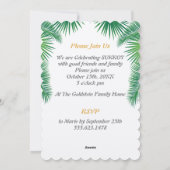 Sukkot Festival Party Sukkah Lulav & Etrog  Feestdagenkaart (Achterkant)