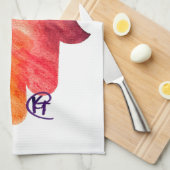 Sukkot Hamsa Art Theedoek (Quarter Fold)