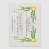 Sukkot Hebrew Blessing for Shaking Lulav Sukkah (Voorkant)