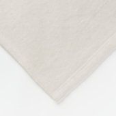 Sukkot Hebrew Blessing for Shaking Lulav Sukkah Fleece Deken (Hoek)