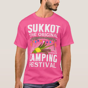 Sukkot het oorspronkelijke Camping Festival Sukkah T-shirt
