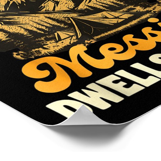 Sukkot Jewihe Joy Of Sukkot Messiah Dwells With Us Poster (Hoek)