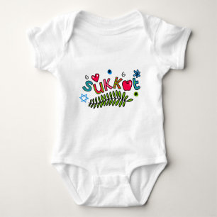 Sukkot Jewish Holiday Text Romper