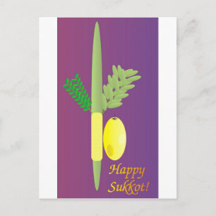 Sukkot minimaal 4 briefkaart